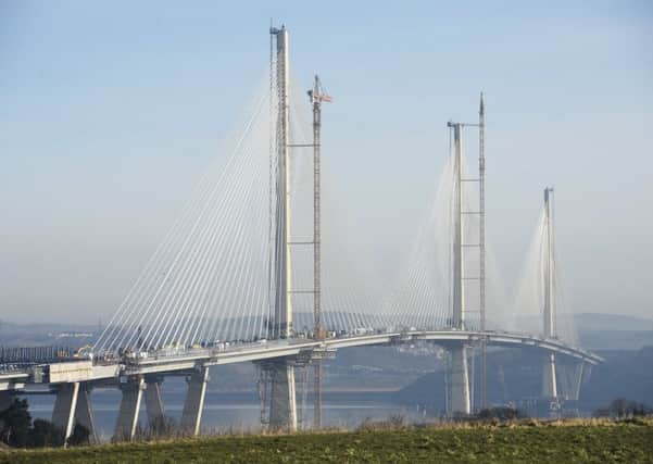 The Queensferry Crossing will benefit commuters and business. Picture: Greg Macvean.
