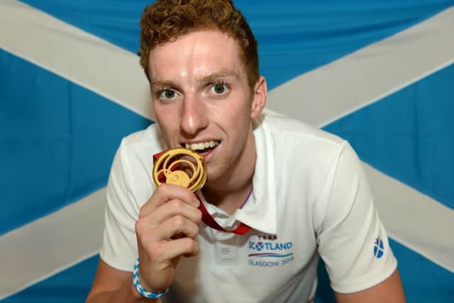 Dan Wallance won gold at the
Glasgow 2014 Commonwealth Games. Picture: Lisa Ferguson