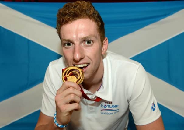 Dan Wallance won gold at the 
Glasgow 2014 Commonwealth Games. Picture: Lisa Ferguson