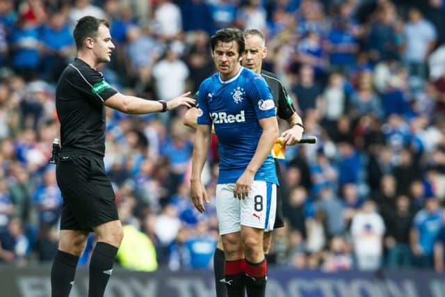 Joey Barton was suspended for 18 months for betting offences. Picture: John Devlin