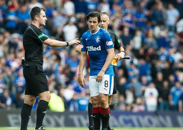 Joey Barton was suspended for 18 months for betting offences. Picture: John Devlin