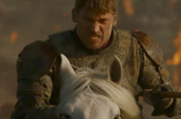 Will Jaime meet a fiery end in Season 7? Picture: HBO
