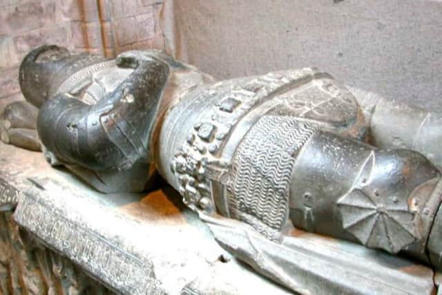 The tomb of the Earl of Buchan at Dunkeld Cathedral. PIC: Contributed.
