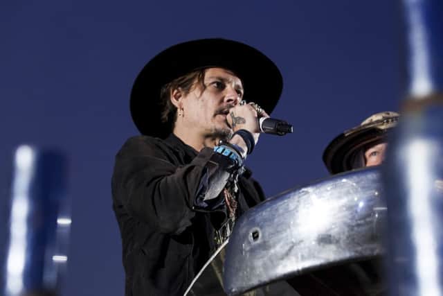 Actor Johnny Depp joked about assassinating Donald Trump. Picture; AP
