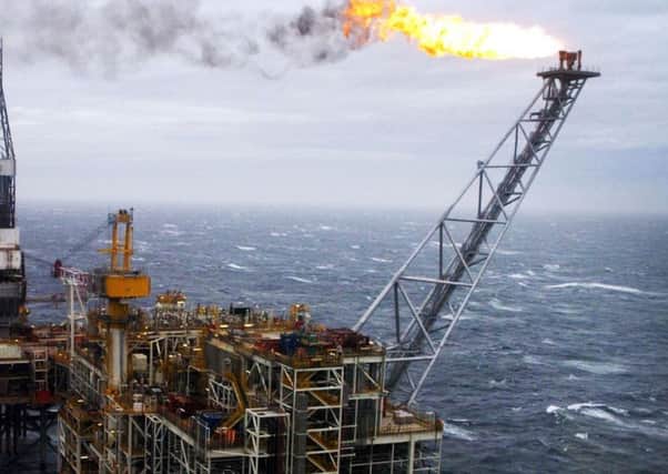 76 workers have been flown off a North Sea oil platform. Picture; PA