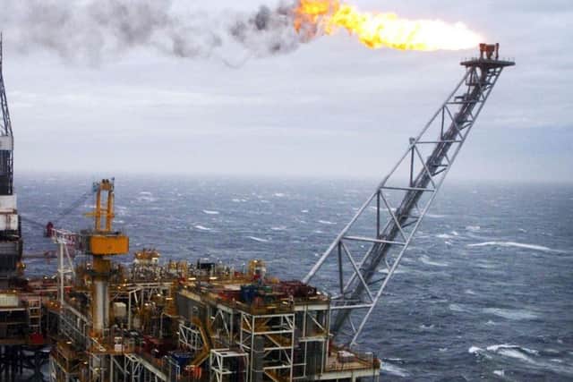 76 workers have been flown off a North Sea oil platform. Picture; PA