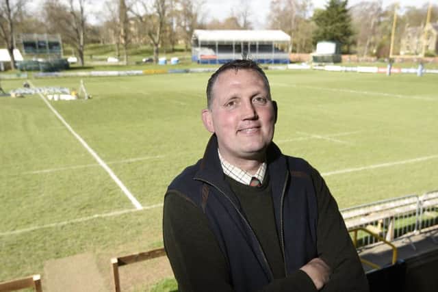 Ex rugby player Doddie Weir at the Greenyards earlier this year. Picture; Greg Macvean