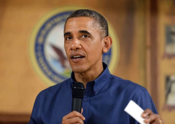 Barack Obamas joke was perfect for Ellen DeGeneres presentation. Picture: Jewel Samad/AFP/Getty Images