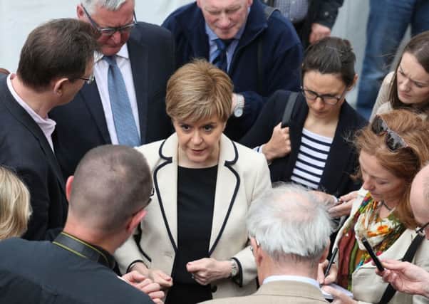After the unexpected scale of SNP losses in the general election, an embattled Sturgeon needs to regain the initiative. Photograph: Andrew Milligan/PA