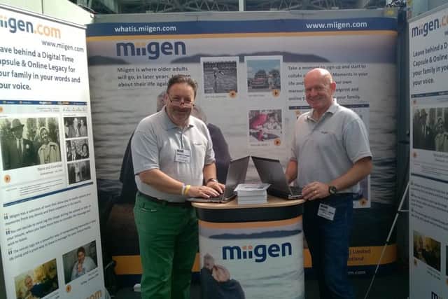 Craig Lemmon (left) and Cambell Ferrier, co-founders of site Miigen that archives old photos, are looking to raise seed funding of up to Â£250,000 in the UK.