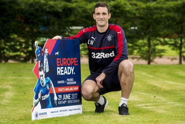 Lee Wallace is desperate to return to continental competition. Photograph: SNS
