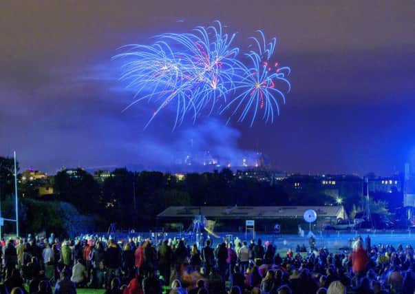 The closing fireworks for the Edinburgh Festival. Picture: Malcolm McCurrach/Virgin Money