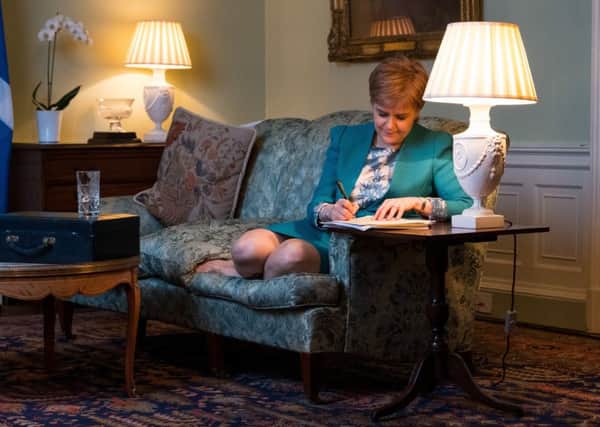 Sturgeon vowed to reflect on referendum plans after the election. Picture: Stuart Nicol