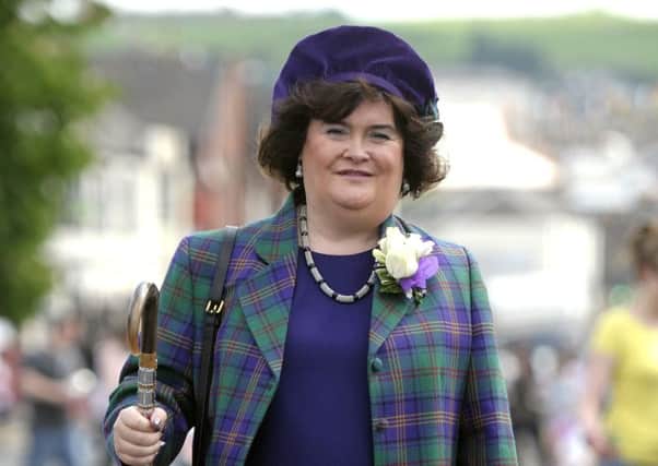Neighbours have rallied around Susan Boyle after the singing star was subjected to vile abuse by a group of youths. File picture: John Devlin