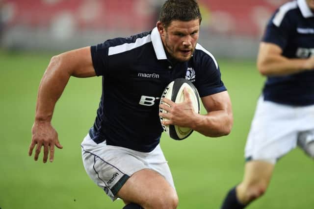 Ross Ford won a record 110th cap for Scotland. Picture: David Gibson/Fotosport.