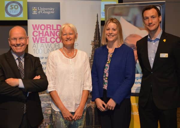 From l to r: Professor David Clark OBE from the University of Glasgow, Lene Jarlbæk from REHPA - Knowledge Centre for Rehabilitation and Palliative Care, Professor Merryn Gott from the University of Auckland and Richard Meade from Marie Curie Experts debate end of life care in hospitals