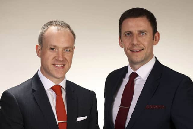 Walker Wylie was founded by Barry Walker, left, and Stuart Wylie. Picture: Andy Forman