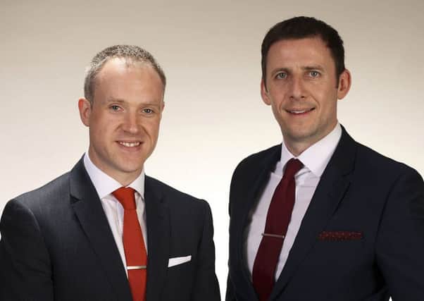 Walker Wylie was founded by Barry Walker, left, and Stuart Wylie. Picture: Andy Forman