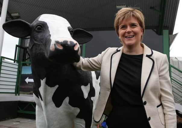 First Minister Nicola Sturgeon was among the many politicians to visit the Royal Highland Show. Picture: Andrew Milligan/PA Wire