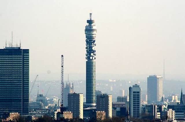 BT Tower in London.