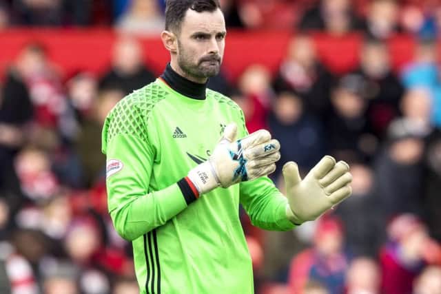 Joe Lewis extends contract at Aberdeen. Picture: SNS/Alan Harvey