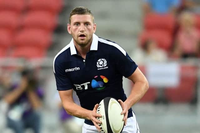 Finn Russell is integral to newScotland  coach Gregor Townsends plans. Picture: Fotosport.