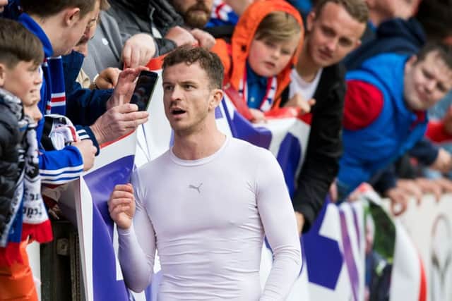 Rangers' Andy Halliday is expected to exit Ibrox. Picture: SNS/Ross Parker