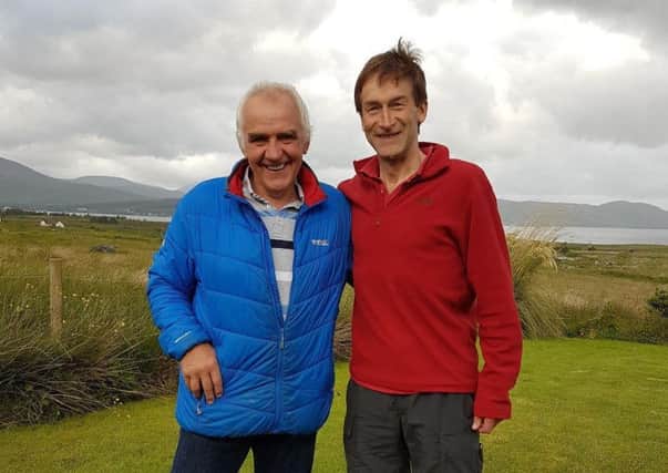 Dave Campbell and Rev Dr Rory MacLeod. Picture: Supplied