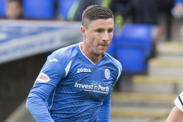 Michael O'Halloran spent two years at McDiarmid Park before signing for Rangers. Picture: SNS