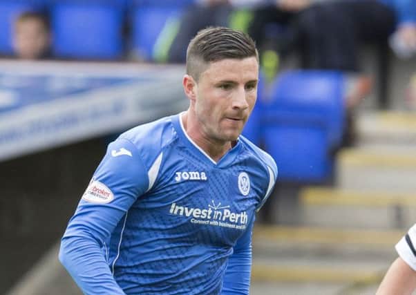 Michael O'Halloran spent two years at McDiarmid Park before signing for Rangers. Picture: SNS