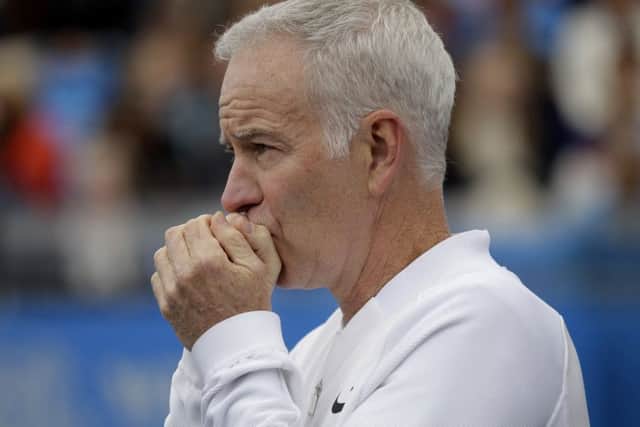 John McEnroe claimed Serena Williams would be ranked around 700th in the world if she played on the men's tour. Picture: Tim Ireland/AP