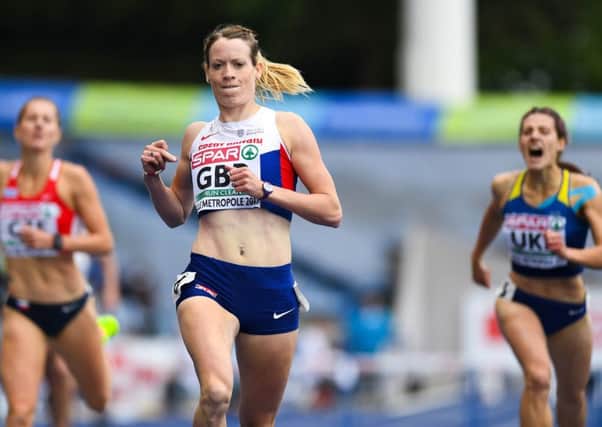 Eilidh Doyle wins the women's 400m hurdles final at the European Athletics Team Championships in Lille. Picture: David Ramos/Getty Images