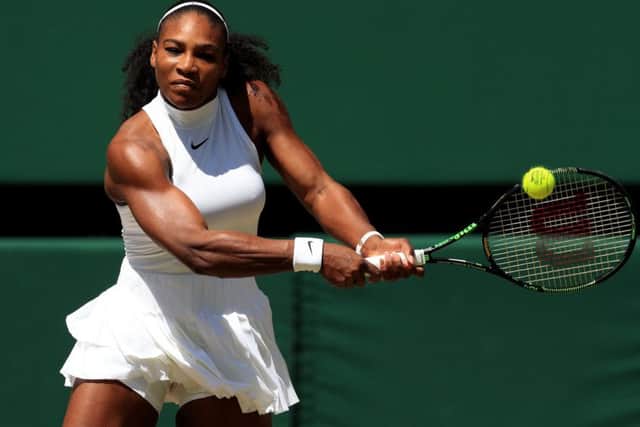 Serena Williams told John McEnroe to respect her privacy. Picture: PA