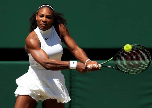 Serena Williams told John McEnroe to respect her privacy. Picture: PA