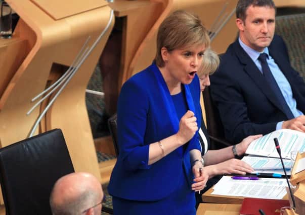 Nicola Sturgeon has been given a boost by the figures. Photo: SWNS