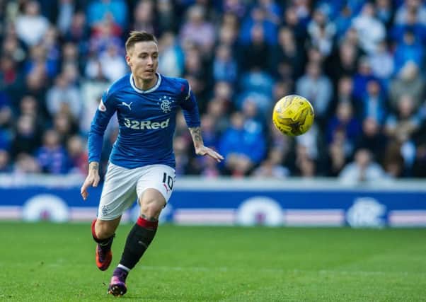 Barrie McKay doesn't appear to be in Pedro Caixinha's plans at Rangers. Picture: John Devlin