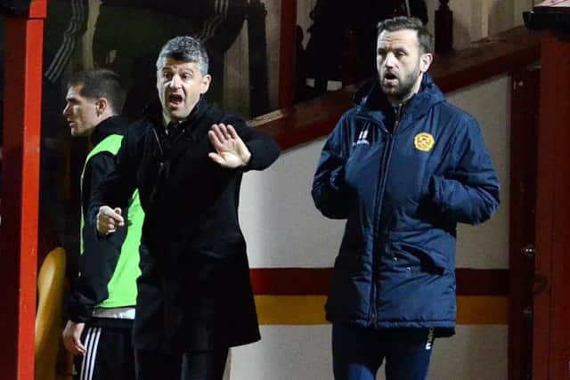 James McFadden, right, has left his position as player/assistant manager at Motherwell. Picture: Alan Watson