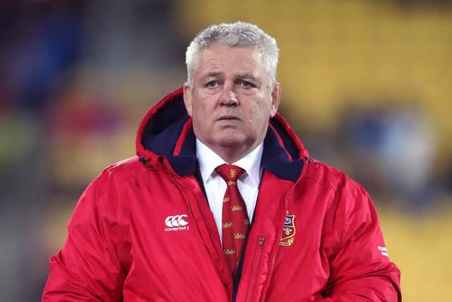 Warren Gatland defended his strategy of using late call-ups only as replacements. Picture: PA.