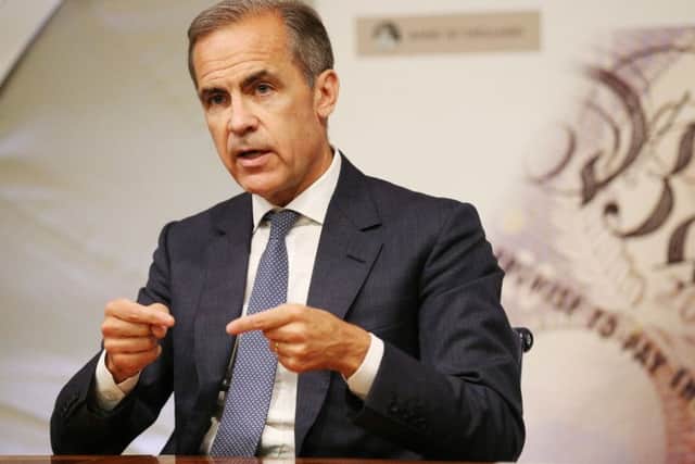 Bank of England governor Mark Carney delivers the financial stability report. Picture: Jonathan Brady/PA Wire