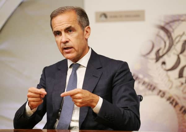 Bank of England governor Mark Carney delivers the financial stability report. Picture: Jonathan Brady/PA Wire