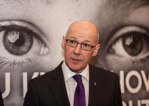 John Swinney is looking to close the attainment gap - and raise the bar for all. Picture: John Devlin