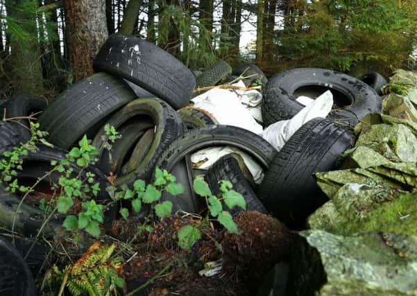 Dealing with used tyres dumped carelessly is an issue
