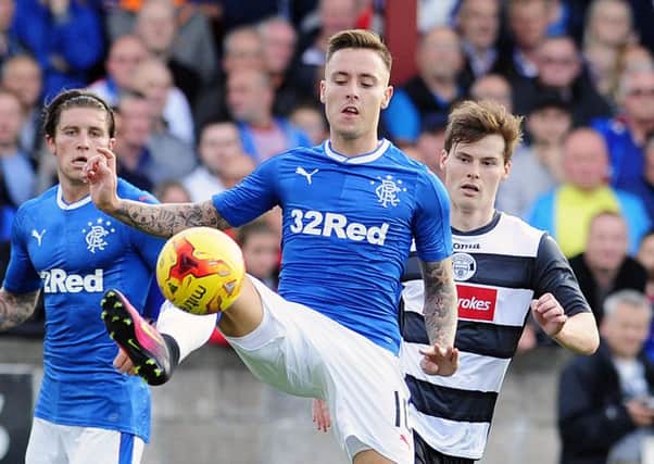 Barrie McKay will not face Progres Niederkorn in the Europa League. Picture: Michael Gillen