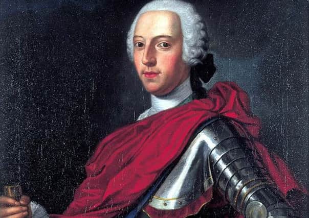 Bonnie Prince Charlie (Cosmo Alexander 1724-1772). Picture: Contributed