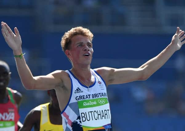 Andrew Butchart finished sixth in the 5000m at last year's Rio Olympics. Picture: Olivier Morin/AFP/Getty Images