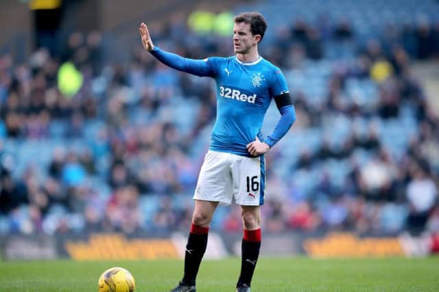 Rangers' Andy Halliday has left Ibrox to join Gabala on loan. Picture: Jane Barlow/PA Wire.