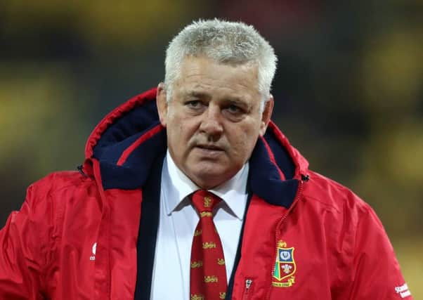 Warren Gatland has named his squad for the second Test. Picture: Getty