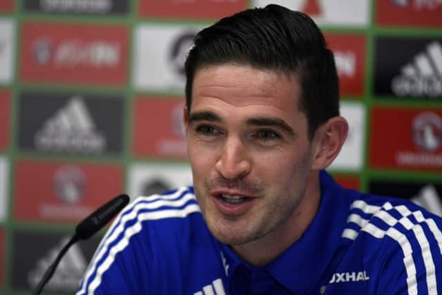 Kyle Lafferty agreed to a switch to Tynecastle on Wednesday afternoon. Picture: AFP/Getty