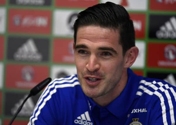 Kyle Lafferty agreed to a switch to Tynecastle on Wednesday afternoon. Picture: AFP/Getty