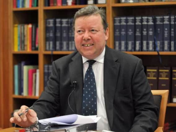Lord Carloway is concerned about Register of Interests plan